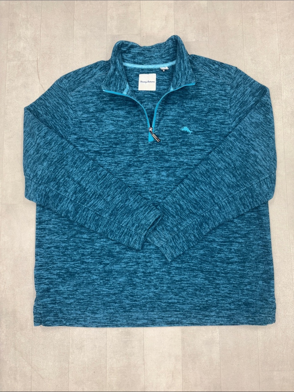 Tommy Bahama Quarter Zip Pullover Fleece Jacket